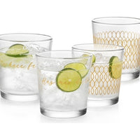 Juego 4 Vasos de Vidrio Libbey Cavanna 1721203