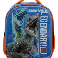 Mochila Pequeña Preescolar Ruz Jurassic World Dinosaurio Blue 174592 Coleccion Legen