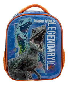 Mochila Pequeña Preescolar Ruz Jurassic World Dinosaurio Blue 174592 Coleccion Legen