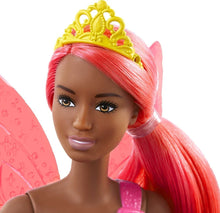 Cargar imagen en el visor de la galería, Muñeca Barbie Dreamtopia Hada Alas Rojas Con Accesorio Gjk01
