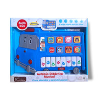CYC Piano Autobus Didáctico Musical Para Bebe Juguete De Importacion T376650
