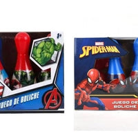 1 Juego Boliche Spiderman Vengadores Juguete de Importación T372179