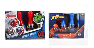 1 Juego Boliche Bolos Spiderman Vengadores Mayoreo Full