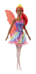 Muñeca Barbie Dreamtopia Hada Alas Rojas Con Accesorio Gjk01