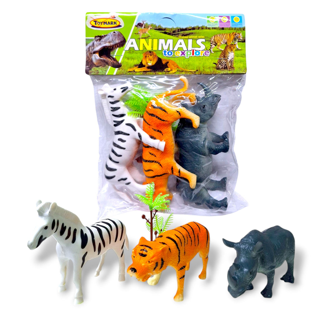 Set de Animales Maqueta Selva Juguete De Importación HP1140958