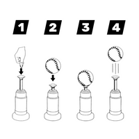 CYC Lanzador de bola de Beisbol Con Bate de Spiderman Juguete de Importación T379798
