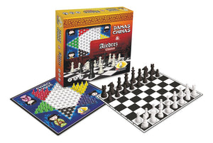 Damas Chinas Con Ajedrez  Juego De Mesa Montecarlo