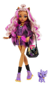 Clawdeen Wolf Monster High Muñeca Mascota HHK52 Mattel