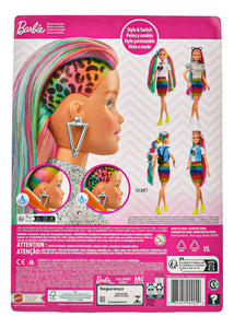 Barbie Leopardo Rainbow Peinados Mágicos GRN81 Mattel