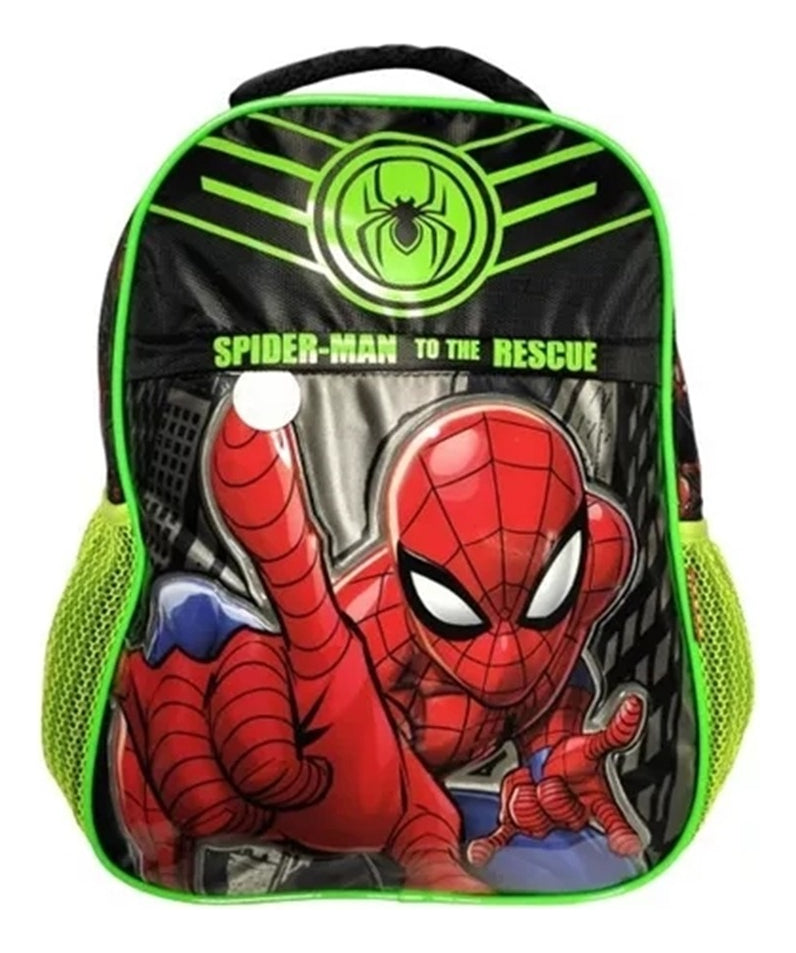 Mochila Escolar Grande Primaria Ruz Marvel Spiderman Hombre Araña 174521 Coleccion Rescue