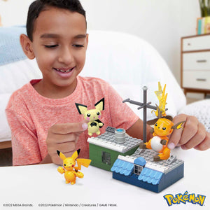 Mega Juguete De Construcción Set De Evoluciones De Pikachu HKT23 Mattel