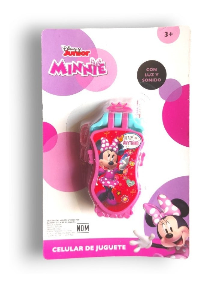 6 Telefono Sonido Sofia Frozen O Minnie Juguete Mayoreo