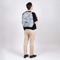 Mochila Grande Chenson 1818 Juvenil Escolar Colors 1866485-2 Gris
