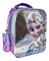 Mochila Pequeña Preescolar Ruz Disney Princesas Frozen Elsa 174580 Coleccion Snow Color Rosa
