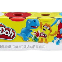 Play Doh Paquete De 4 Bote Lata De Plastilina Hasbro Full