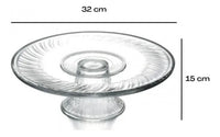 Plato Pastelero Base Para Pastel De Vidrio Selene
