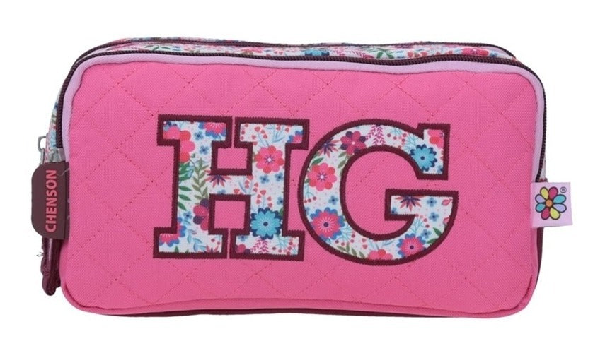 Lapicera Estuche Escolar Happy Girl Chenson Flores Theflo