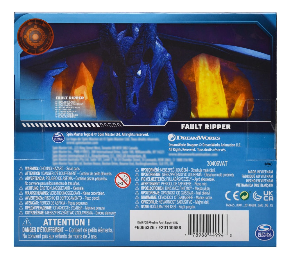 Dragons Los Nueve Reinos Fault Ripper 14cm Spin Master โ Cositas y Cositas