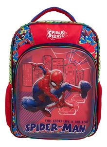 Mochila Escolar Grande Primaria Ruz Marvel Spiderman Hombre Araña 170563 Coleccion Sense