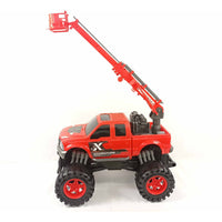 CYC Camioneta Friccion Rescate Con Escalera Telescopica Juguete De Importacion B1032347