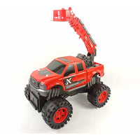 CYC Camioneta Friccion Rescate Con Escalera Telescopica Juguete De Importacion B1032347