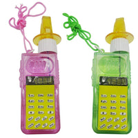 1 Telefono de  Burbujas con Silbato Juguete de Importación 18412000512