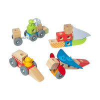 Blockables Melissa y Doug Bloques de Madera Vehiculos
