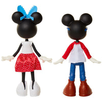 Mimi Figuras Articuladas Minnie Y Mickey Disney 25cm Jakks Pacific