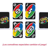 Juego De Cartas Uno All Wild HHL33 Mattel Games Full