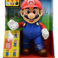 Its-a Me Super Mario Parlante Nintendo World 30cm Articulado Jakks Pacific