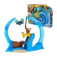 Monster Jam 6070018 Set Megalodon Loop of Doom con camión 1:64
