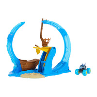 Monster Jam 6070018 Set Megalodon Loop of Doom con camión 1:64
