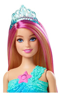 Barbie Muñeca Sirena Luces Brillantes Mattel HDJ36
