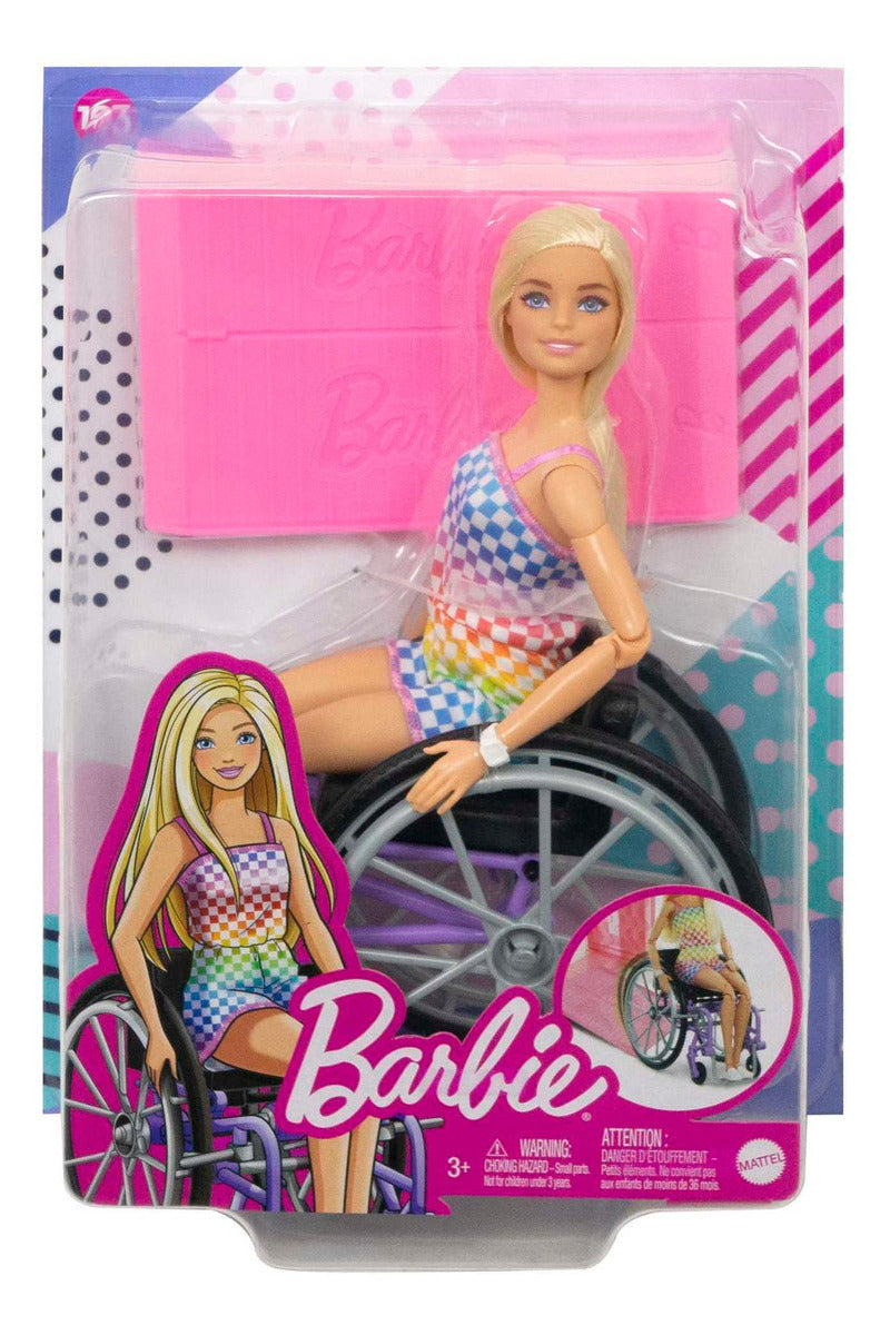 Barbie Fashionista Muñeca Silla De Ruedas HJT13 Mattel