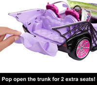 Coche De Juguete Monster High Ghoul Mobile Con Mascota
