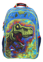 Mochila Escolar Grande Chenson Porta Tablet Dinosaurio Rex Co65765-9 Coleccion Sidarta Color Azul
