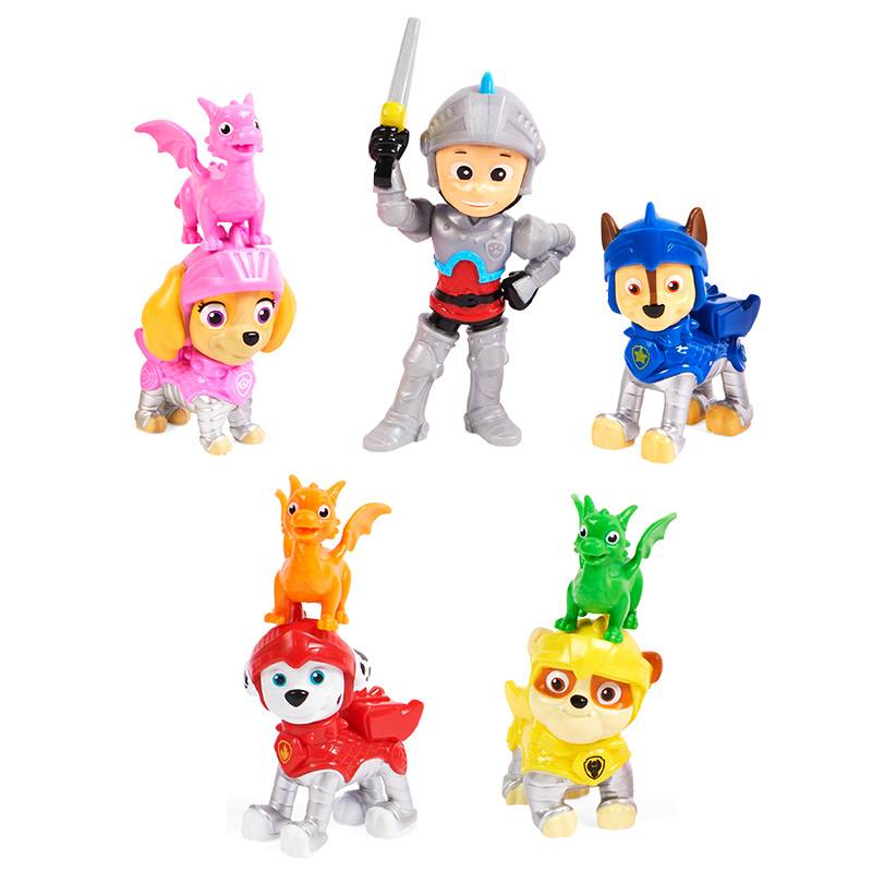 Paw Patrol Caballeros Paquete 8 Figuras 6062122 Spin Master