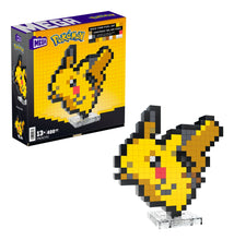Cargar imagen en el visor de la galería, Mega Contstrux Pokemon Pixel pikachu 400 Pzs HTH74 Mattel
