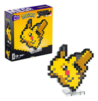 Mega Contstrux Pokemon Pixel pikachu 400 Pzs HTH74 Mattel
