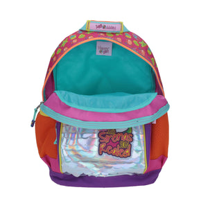 Mochila Primaria Chenson Escolar Happy Girl Sirena Meram Color Rosa Diseño De La Tela Hg64400-p