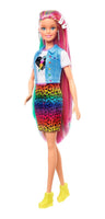 Muñeca Barbie Fashionista Peinado Arcoíris Animal Print GRN81 Mattel

