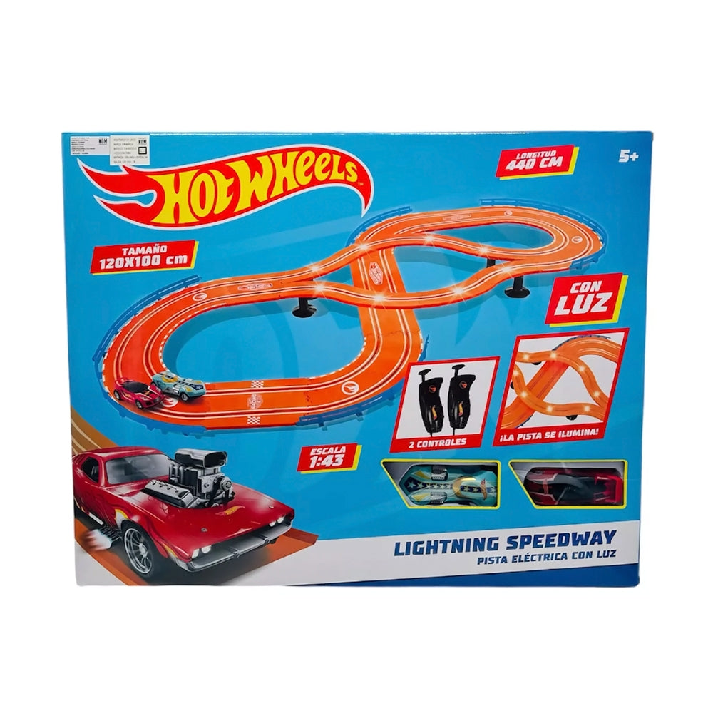 CYC Autopista HotWheels Electrica con Luz 440cm Juguete de Importacion T371457