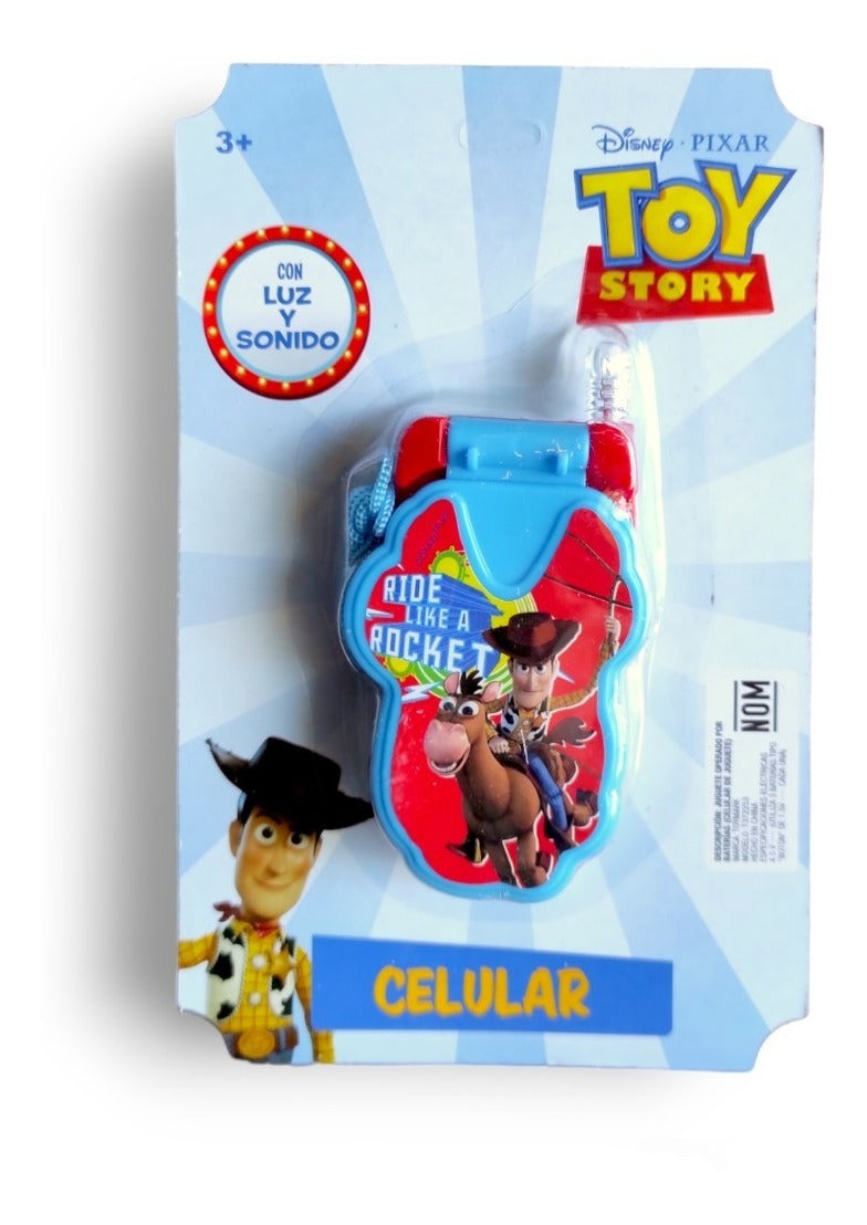 6 Telefono Sonido Paw Cars Mickey Toy Story Juguete Mayoreo