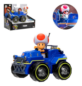 Figura de Carro Mario Bros Incluye Go Karts La Película Jakks Pacific