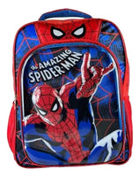 Mochila Escolar Grande Primaria Ruz Marvel Spiderman Hombre Araña 174585 Coleccion Fled Color Rojo
