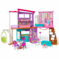 Barbie Casa de Vacaciones Mattel HCD50 Color Rosa
