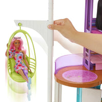 Barbie Casa de Vacaciones Mattel HCD50 Color Rosa