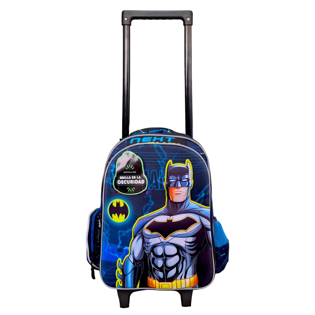 FM Mochila Ruedas Escolar Grande Batman BT302A38WH