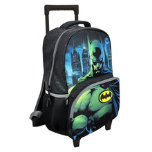 Cargar imagen en el visor de la galería, FM Mochila Ruedas Escolar Grande Batman BT401X21WH
