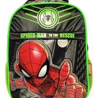 Mochila Pequeña Preescolar Ruz Marvel Spiderman Hombre Araña 174520 Coleccion Rescue